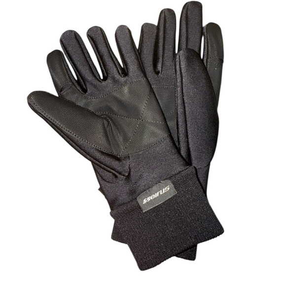 Seirus Men’s Small All Weather Gloves Black Waterproof Windproof Winter Gear - Picture 2 of 11
